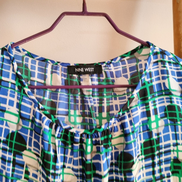 Nine West Geometric Pattern Top - Picture 15 of 15